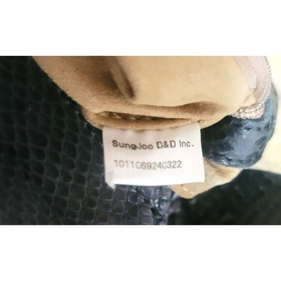 MCM - Rare Black Crocodile Iridescent Hand Bag & Wallet Combo - Picture 15 of 15